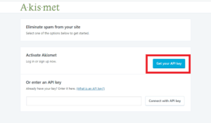 Akismet Anti-Spam Free WordPress Plugin installation